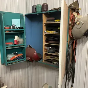 Cabinets with Assorted Items