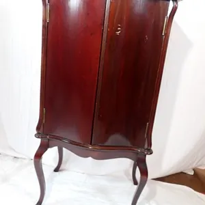 Vintage Mahogany Music Cabinet