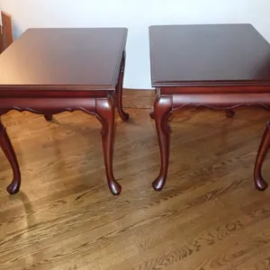 Pair of Wooden End Tables