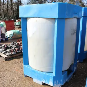 300 GALLON WATER TANK, SKID MTD