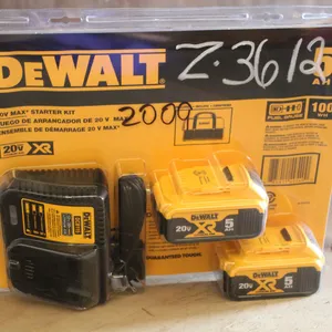 DEWALT 20V MAX STARTER KIT