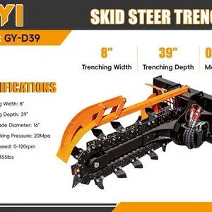 2026 GIYI GY-D39F 39 in Skid Steer Trencher (Unused)