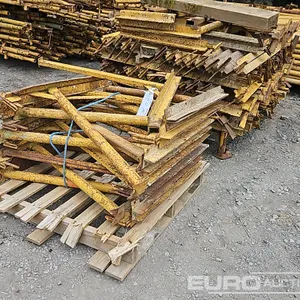 Cage of Scaffolding Transoms, Pallet of 2 Board Brackets 