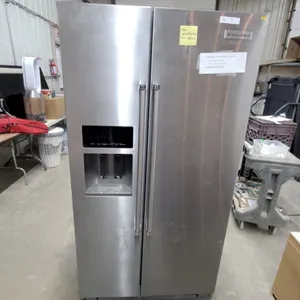 KitchenAid Stainless Steel Side-By-Side Refrigerator with Ice and Water Dispenser 36" Wide Ice