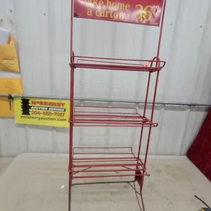 Coca-Cola "Take Home a Carton 36¢" Metal Store Display Rack with Sign Sign Size 16 x 9" Rack Size