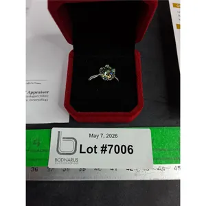 ^ 3.00 Ct GRA Certified Round Brilliant Cut Moissanite Stone Set In 925 Silver Ring Size 7