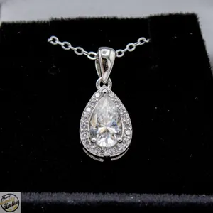 #4233-1.00 CT GRA CERTIFIED PEAR CUT MOISSANITE