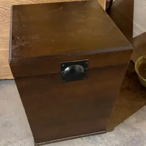 Wood Trunk End Table