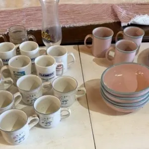 Rio Stoneware Japan Dishes, Mugs, Glass