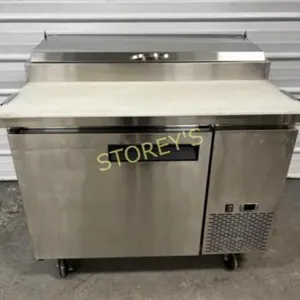 Like New 44" Ref. Pizza Prep Table on Wheels