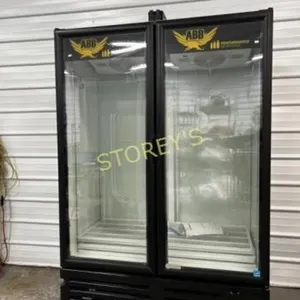 Imbera 2dr Glass Cooler on Wheels - BMG-48
