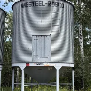 2100 Bushel Hopper Bottom Grain Bin