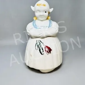 vintage Dutch girl cookie jar
