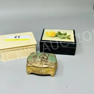 3 vintage trinket boxes