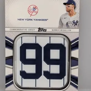 2022 Judge Topps Player Jersey Number Medallion