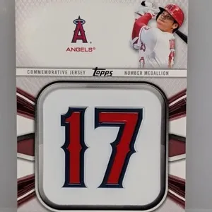 2022 Ohtani Topps Player Jersey Number Medallion