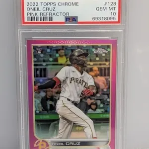2022 Topps Chrome O�Neil Cruz RC Pink Ref PSA 10