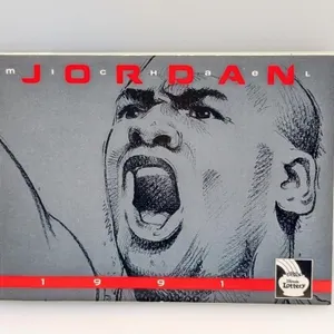 1991 Illinois Lottery MICHAEL JORDAN FLIP BOOK
