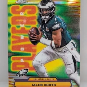 2025 Topps Chrome Power Players Jalen Hurts Ref
