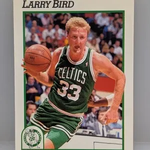 1991-1992 NBA Hoops Larry Bird #9 Edge