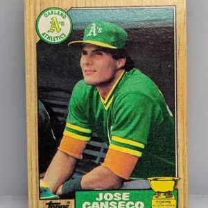 1987 Topps All-Star Rookie Jose Canseco RC #620