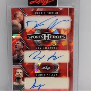2025 Leaf UFC 1/3 Poirier Holloway O�Malley