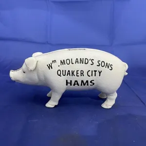 Cast Iron Wm Moland's Sons Coin Bank