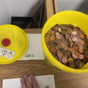 Bucket of pennies