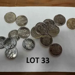 approx. 15-1952-2002 50-cent coins