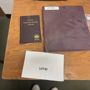 binder of assorted foreign coins