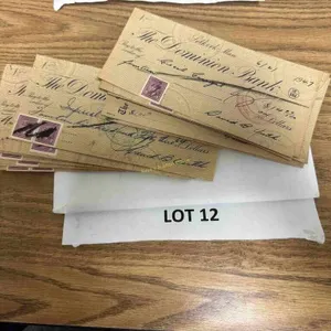 Approx. 26 1947-1950 Cancelled bank checks