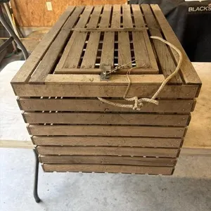 Wooden Crate For Lobster Trapping or Small