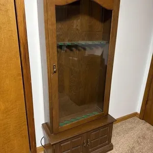 Gun Cabinet with Ammo Storage 31x13x70  8 Gun