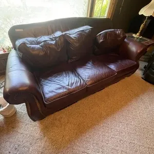 Leather Broyhill Sofa (90 inches long)