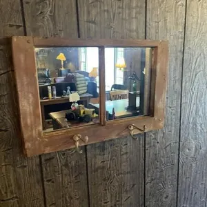 Double Mirror with hooks