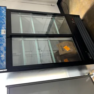 efi 2 Door Glass sliding Refrigerator; model C25-49GD; 58" W x 84"H x 30"D