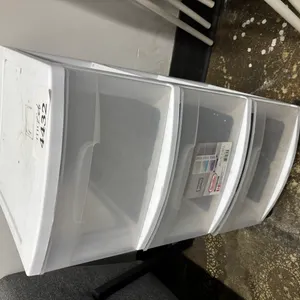 Rolling Plastic Cabinet w/ Drawers