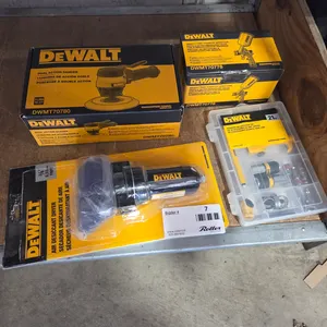 DeWalt DWMT70780 Dual Action Sander, DWMT70778 Gravity Feed Touch-Up Spray Gun, Air Desiccant Dryer, and Accessory Kit