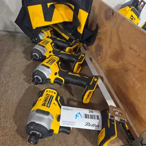 (4) Dewalt DCF809 20V Cordless Impact Drivers With Bag