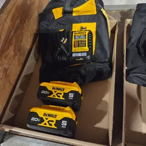 (2) Dewalt XR 20V 5Ah Lithium-Ion Batteries With DCB1104 Charger