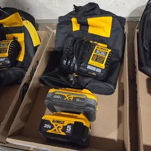 DeWalt DCB1104 Charger with XR 20V 5Ah Lithium Ion Batteries