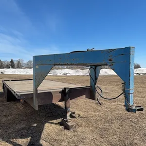 20’ tandem axle gooseneck trailer   (GST 5% & PST 7%  charged)**** SN 652495 **** Previous owner William Polon