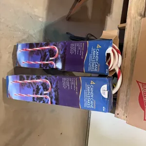 Candy Cane Lawn Stakes