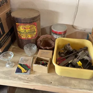 Silverware, Tins & Vintage Decor