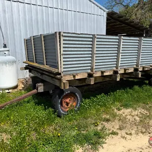 4 Wheel Flatbed Wagon With Sides