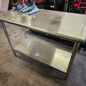 SS Table with Undershelf, 48"x24"x36"