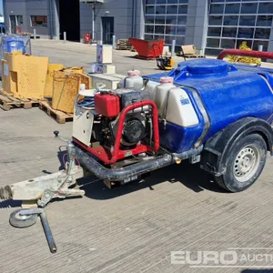 Brendon Bowsers Single Axle Plastic Water Bowser, Yanmar Pressure Washer 