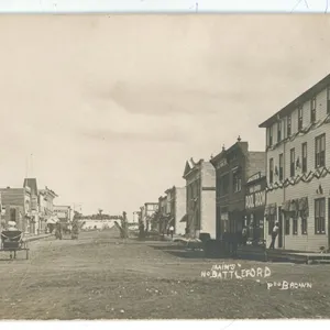 Early 1900’s RPPC – “Main St. No. Battleford”, Sask.