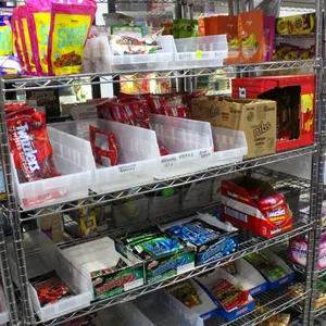 LARGE LOT OF ASSORTED CANDIES INCLUDES NIBBS