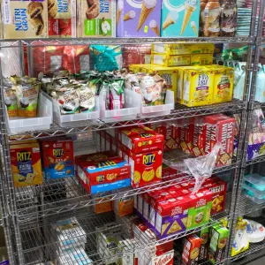 LARGE LOT OF ASSORTED CRACKERS, ICE CREAM CONES
